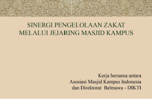 cover jejaring zakat berbasis masjid kampus
